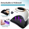 JEWHITENY White U V LED Lamp for Nails:Fast Nail Dryer