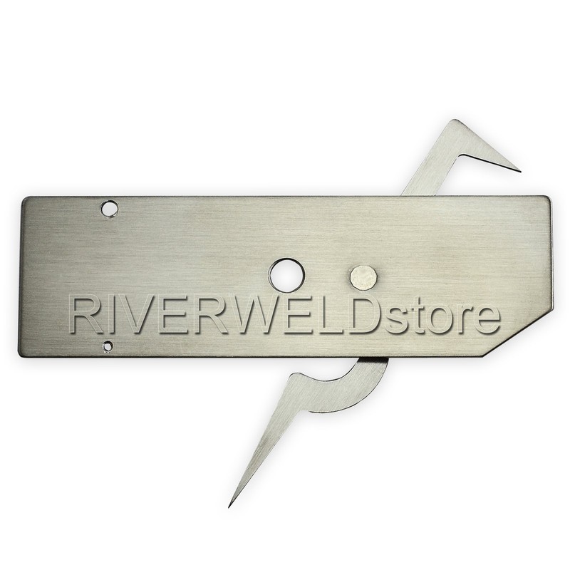 RIVERWELD V-WAC Single Weld Gage Welding Inspection Thread Gauge Metric
