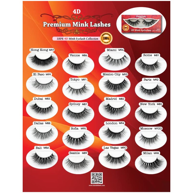 Stardel 4D Premium Mink Lashes | More than 3D Fluffy