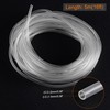 sourcing map PVC Transparent Hose Vinyl Tubing 1.5mm ID 2mm