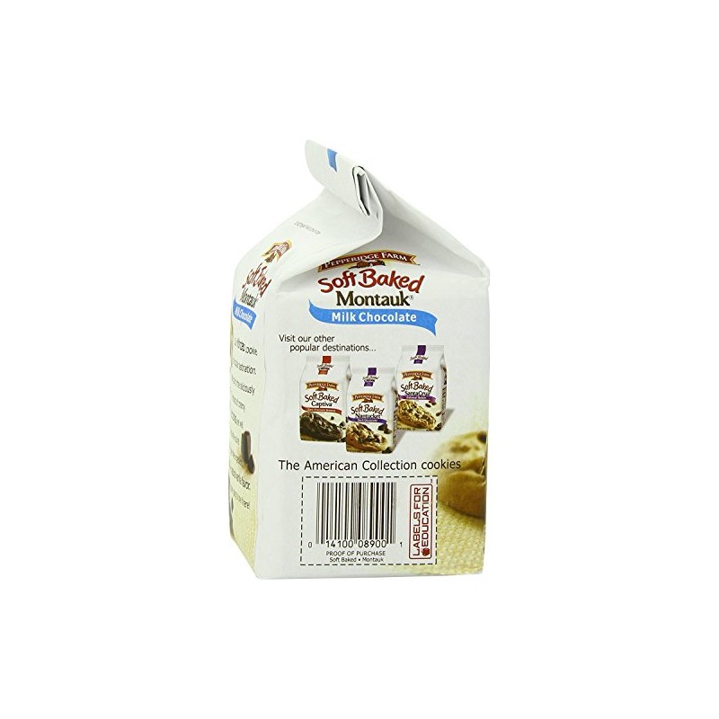 Pepperidge Farm Soft Baked Cookies, Montauk Milk Chocolate, 8.6 Ounce
