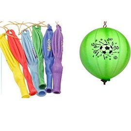 Punch Balloons with Elastic (PK10)