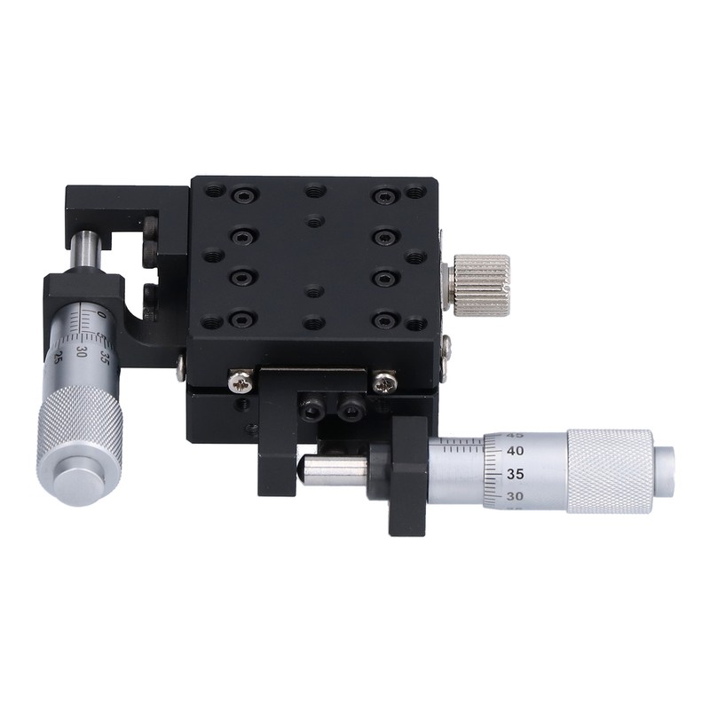 XY Linear Stage Cross Roller Micrometer Manual Slide Table Trimming