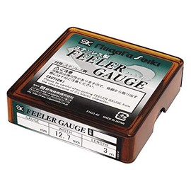 Niigata Seiki SK SFG-04-3 Filler Gauge (Crevice Gauge), Stainless Steel, 0.001 inch (0.04 mm) x 6.8 ft (3 m), Made in Japan