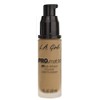 L.A. Girl Pro Matte Foundation, color beige medio, 1 onza