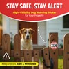 Sticky Expressions | (4 Pcs) Beware of Dog Stickers –