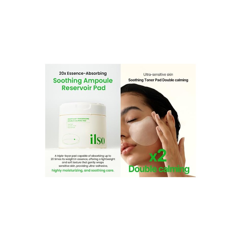 ILSO [ILSO]Heartleaf Tendersome Double Calming Pad