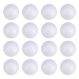 HEALLILY White Foam Balls Polystyrene Craft Balls Art Decoration Balls for Household School Projects 100 Pieces 4 cm