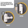 DAJING x2 Sash Jammers - Extra Security Locks for uPVC