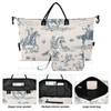 CEBUGI Man Cowboy Quilted Duffle Bag for Women Large Carry
