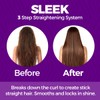 Sleek Shampoo and Conditioner Set with Straightening Gel for Sleek