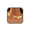 AJACITY Chunky Gold Choker Necklaces Thick Statement Necklace Chain for