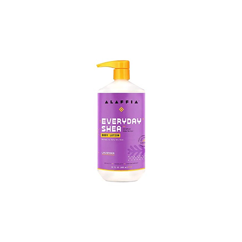 Alaffia Alaffia everyday body care shea lotion lavender, 32 ounce