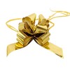 Brizzolari Metallic Fast Ribbons, 50 Pieces, 31 mm, Christmas Decorations,
