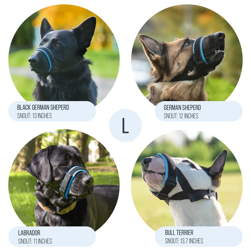 Gentle Muzzle Guard for Dogs - Prevents Biting and Unwanted
