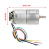 12V GM25-310 DC Encoder Gear Motor Metal Speed Reduction Motor