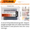 CYLBAQ Impact Triangle Head Screwdriver Bits, 10pcs 65mm S2 Steel