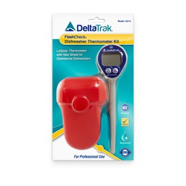 DeltraTrak DeltaTrak 12214 Dishwasher Thermometer Kit, Auto-Cal, w/ ABS Waterproof Case