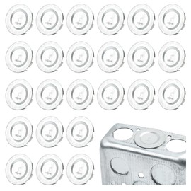 24 Pcs 1 inch Knockout Seal Electrical Box Knockout Plugs Removable Seals for Conduit Pipe Assorted Sizes to Fit Unused Electrical Box Openings