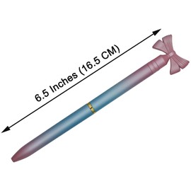 Maydahui Stylish Oil-based Bow Tie Bow Tie Colorful Ballpoint Pen Set of 8 Black Ink 0.02 inch (0.5 mm) Cute Stationery Notebook Gift Present for Children Students Office