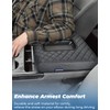 ISSYAUTO Center Console Cover Compatible with Silverado Sierra 2014-2018 with