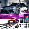 Car Underglow Lights, Yielinth Exterior LED Strip Lights with App
