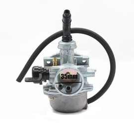 TDR PZ19 19mm Carby Carburetor Left Lever Choke with 35mm Air Filter for 50cc 70cc 90cc 110cc 125cc Dirt Bike ATV Go Kart