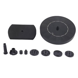Solar Fountain Pump Kit Floating Fountain Garden Patio Pond Landscape Decoration DC 6V 13x13cm