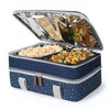 Arctic Zone Expandable Insulated Food Carrier, Navy