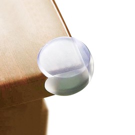 Matyz 16-Pack Clear Baby Proof Corner Guards - Ball Shape Edge Protectors for Furniture, Strong Adhesive, Smooth Surface, Easy Removal - Child Safety Bumpers for Tables, Cabinets
