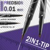 Pinkiou Microblading Eyebrow Pen, 2-In-1 Waterproof Eyebrow Pen, Dual-Ended Eyebrow