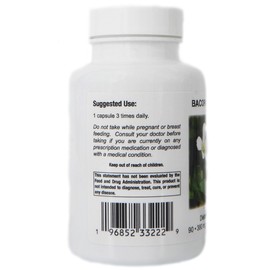 Supreme Nutrition Bacopa, 90 Pure Bacopa Herb Vegetarian Capsules