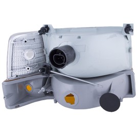 HEADLIGHTSDEPOT RV Headlights Compatible with Newmar Dutch Star 99-01 Includes Left Driver and Right Passenger Side Headlamps