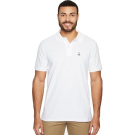Psycho Bunny Men's The Classic Pique Polo Shirt, White