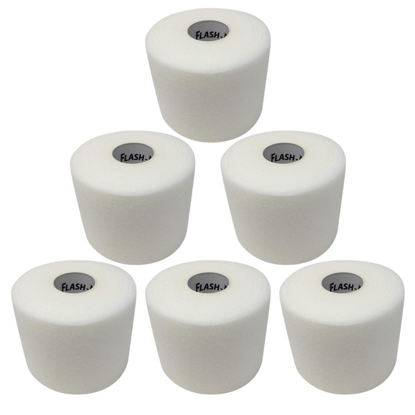 Foam Underwrap Pre-Wrap for Sports and Athletic Tape (6 Rolls