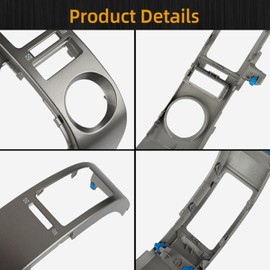 OVANOH Pair Center A/C Dash Air Vent Trim Panel Dashboard Cover Compatible For Toyota Prius 1.5L 2004-2009 Air Vent Outlet Panel Left & Right Side Replaces 5567047060 5568047020