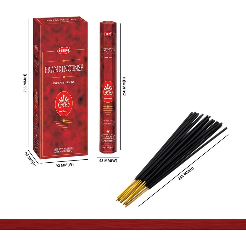 HEM Frankincense Incense Sticks Pack of 6 (120 Sticks) –