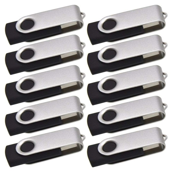 AUS, Black U Disk (16MB-64GB) (5,10PCS) USB 2.0 Metal Flash