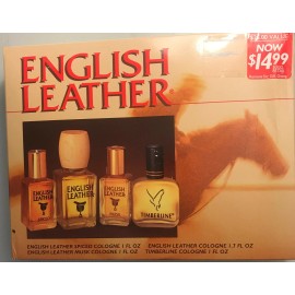 The English Leather Company English Leather 1 oz spiced,1.7 oz cologne,1 oz musk 1 oz Timberline +12 pl read