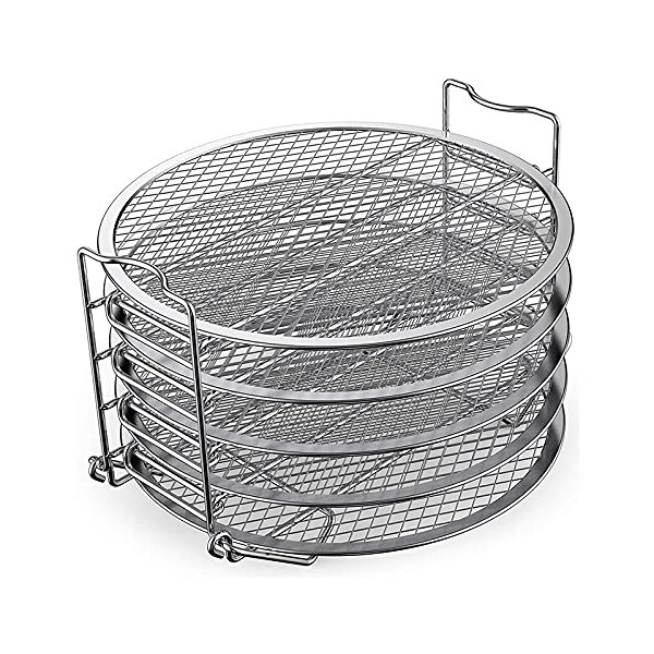 Pvczool Stainless Steel Dehydrator Holder Accessory Compatible with Foodi 6.5