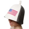 PetriStor Sauna Hat Flag USA - Sauna Hat for Men