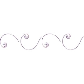 Stencils for Walls: Scroll Stencil, 12.25 x 2.75 inch - Classic Vintage Art Nouveau Border