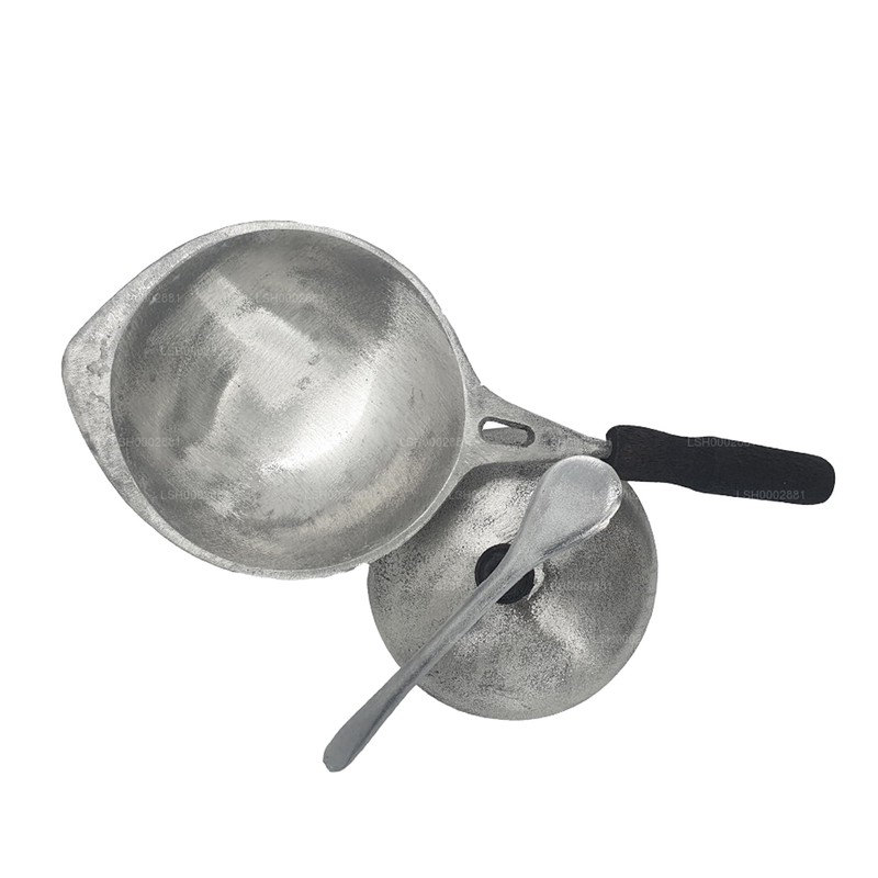 Lakpura® Aluminium Hopper Pan with Lid (15cm)