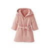 Vertbaudet Organic Collection: Baby Animal Muslin Bathrobe, pink