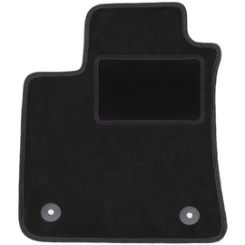 Wielganizator Car Mat - Fits Renault Megane IV Grand-Coupe, Liftback, Estate, Grandtour, Coupé, GT 2015- - Velour - Car Accessories - Practical Car Mat - 1 Piece - Black