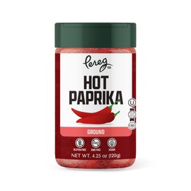 Pereg Hot Paprika Powder (4.25 oz) - Gourmet Ground Chilli Powder - Non-GMO, Gluten-Free - Bulk Spices & Seasoning