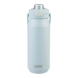Oasis Ceramic Lined Stainless Steel Triple Wall Insulated 'Capri' Drink Bottle with Quick Release Lid 750 ml - Sea Mist