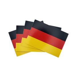 Pack of 50 – Germany Flag – Sticker – Flag – World Cup – European Championship – DIN A8 – 7.4 cm x 5.2 cm