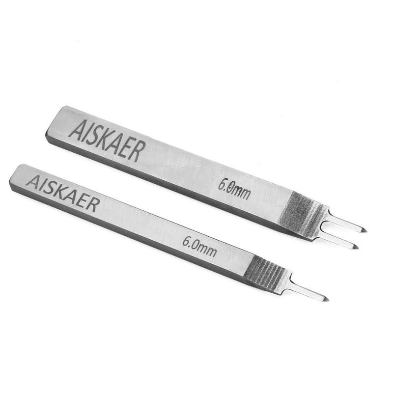 Aiskaer White Steel 6mm 1/2/4/6 Prong DIY Diamond Lacing Stitching