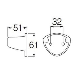 三栄 Faucet Bath for mounting PC Shower Hanging Hardware White PS30 – 85 – W